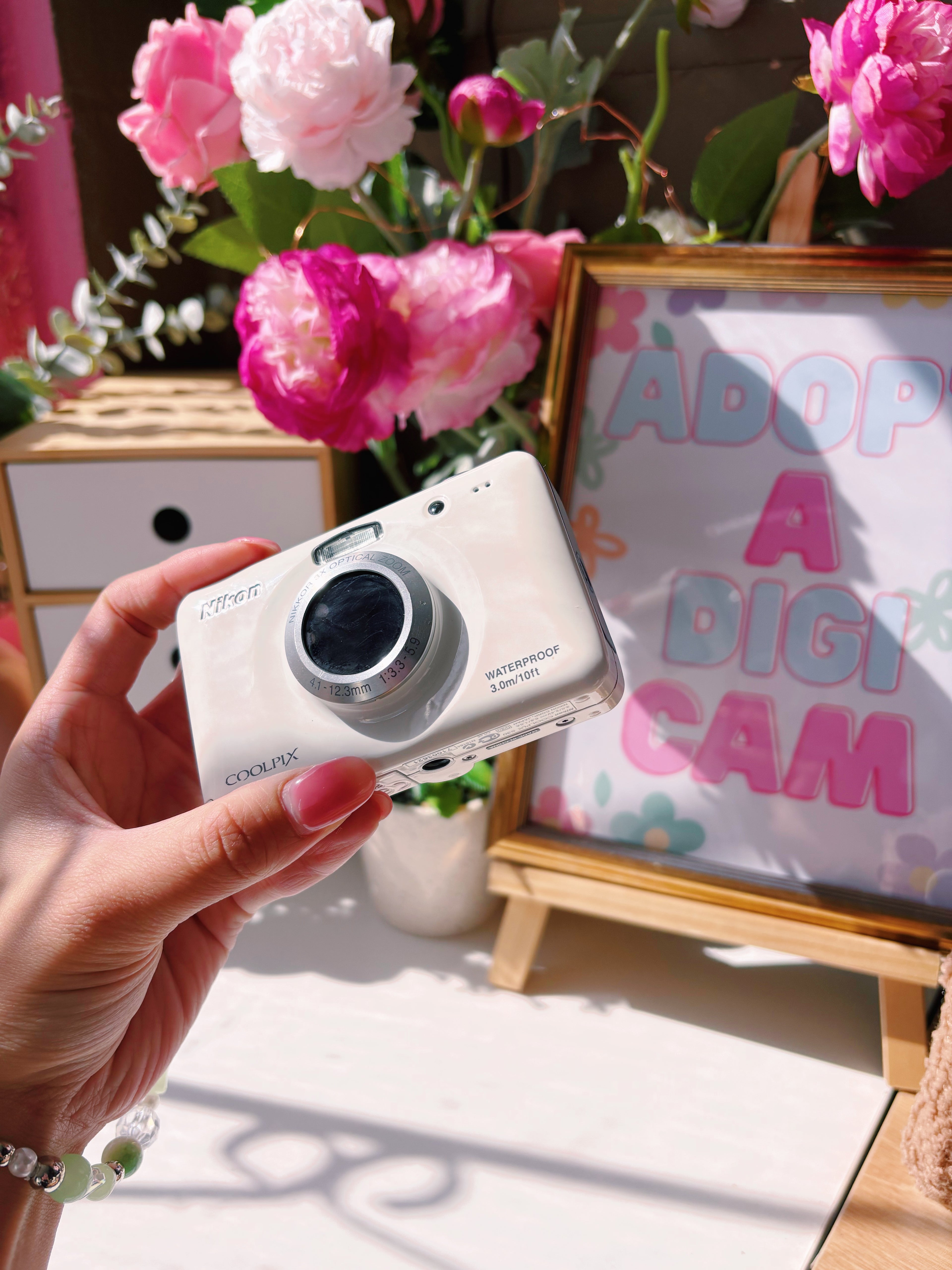 Seafoam ✿ Nikon Coolpix S30 Waterproof Digital Camera Bundle