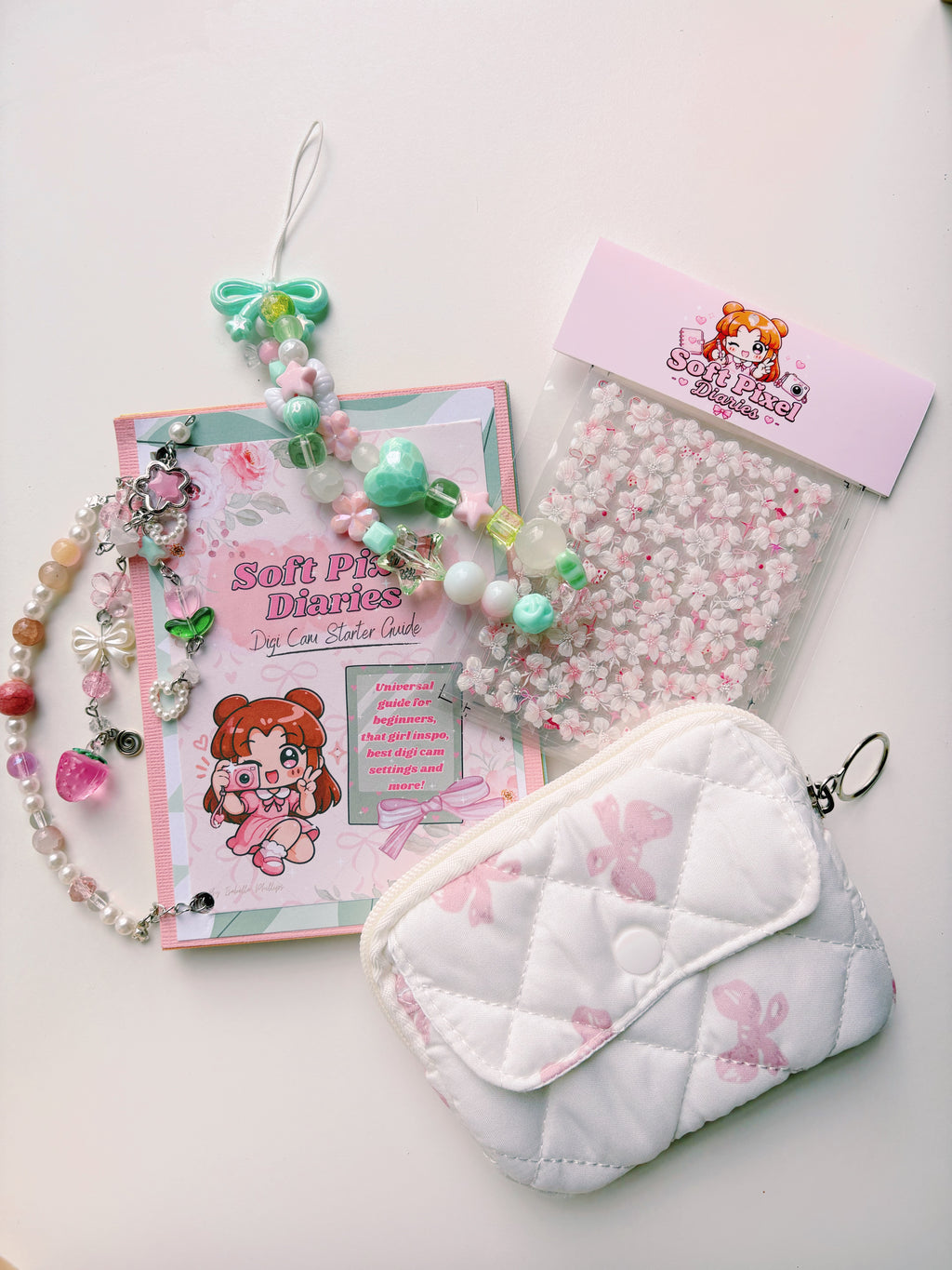 SoftPixel Diaries™ Digi Cam Starter Kit — The Ultimate Aesthetic Companion Pack (No Camera) ✨