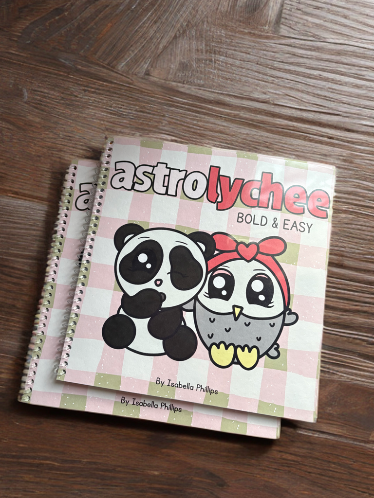 Astrolychee Bold & Easy Deluxe Colouring Book