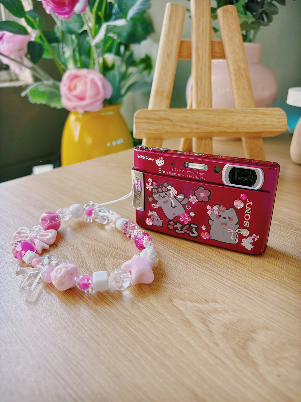 Cherry – The Bold Y2K Icon | Sony Cyber-shot DSC-T200 (Hot Pink Red)