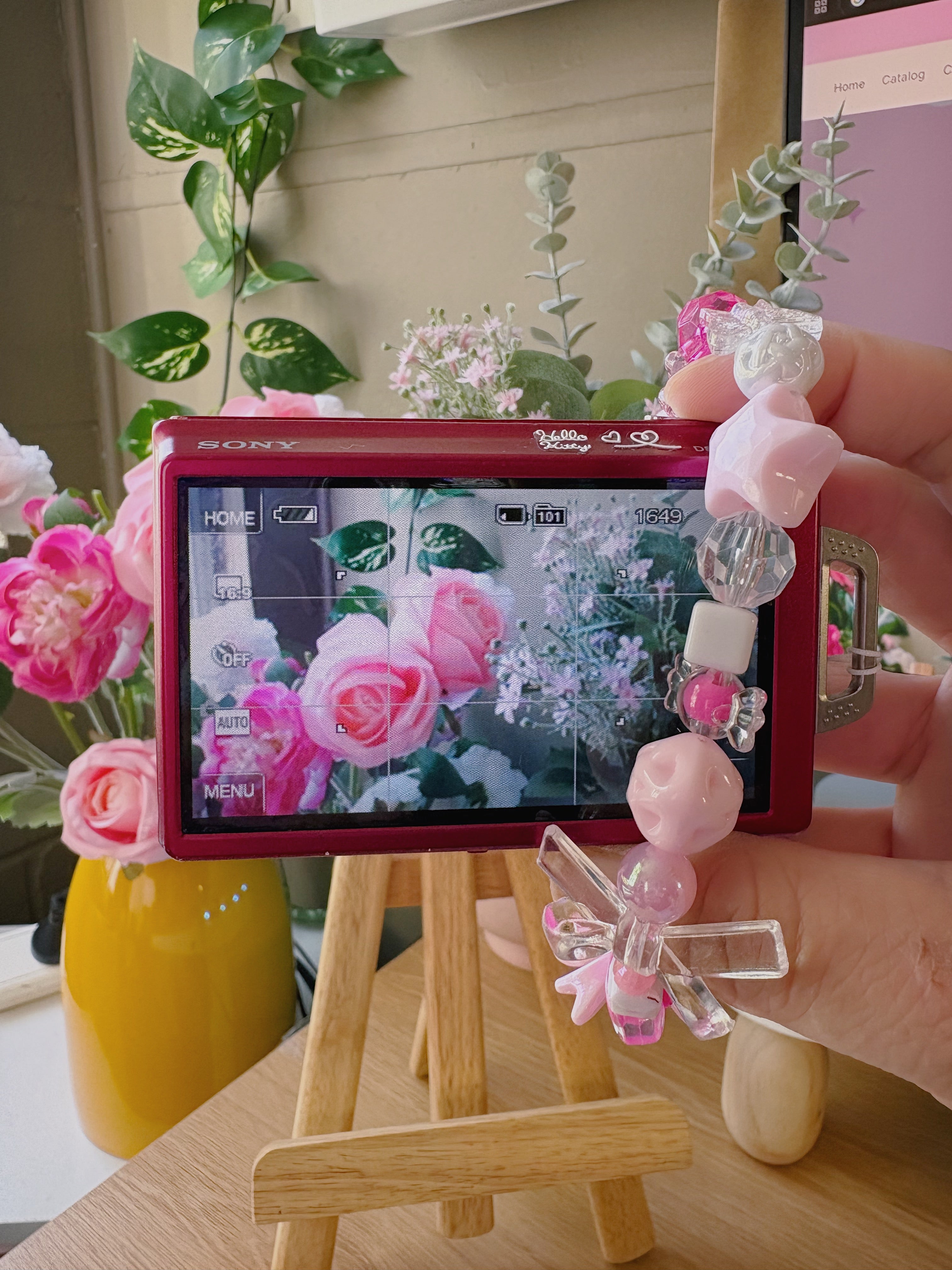 Cherry – The Bold Y2K Icon | Sony Cyber-shot DSC-T200 (Hot Pink Red)