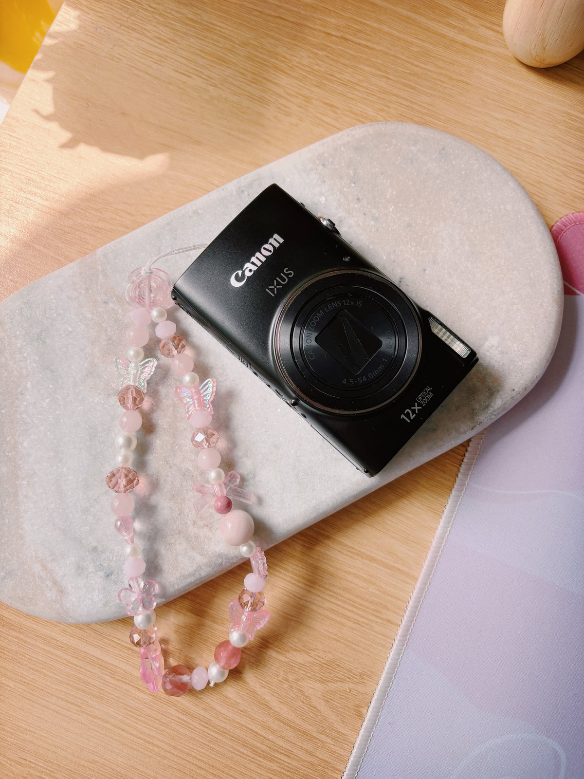 Canon IXUS 285 HS “Noiré” – Viral Zoom Digi Cam (12x) | Box + Charm Set