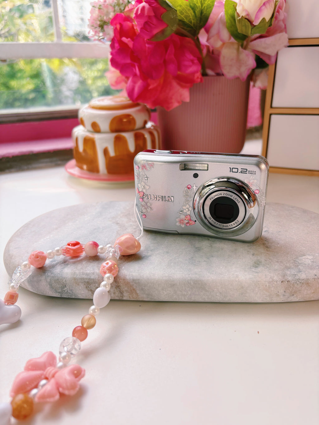 “Peach Veil” — Fujifilm FinePix A170 Digital Camera Set