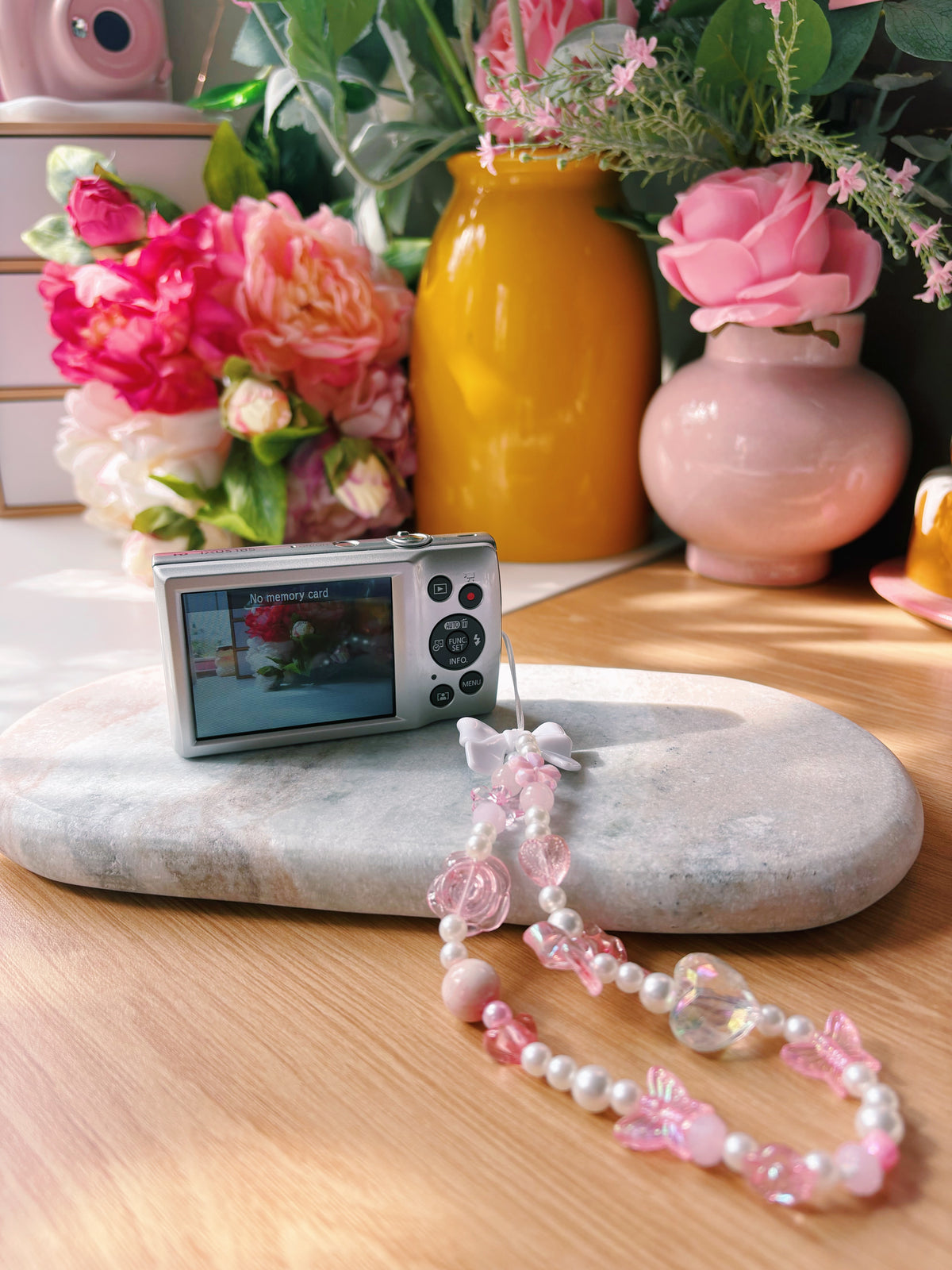 “Petal Veil” — Canon IXUS 185 Curated Digi Cam Set 🌸