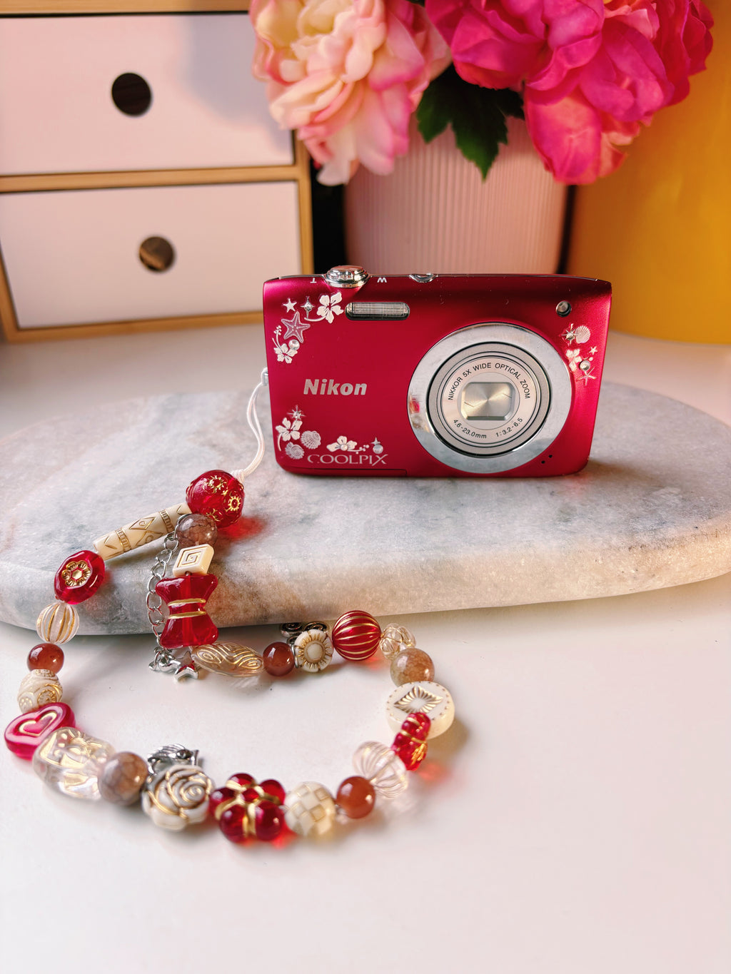 Crimson Keepsake — Nikon Coolpix S2600 Digital Camera Set