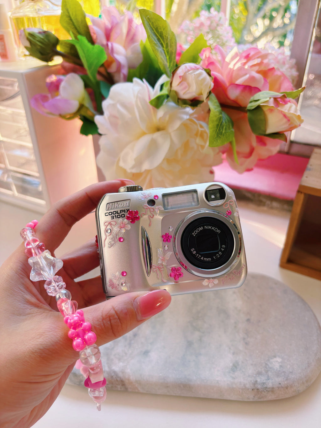 Pink Bows ✿ Nikon Coolpix 3100 Digital Camera Bundle
