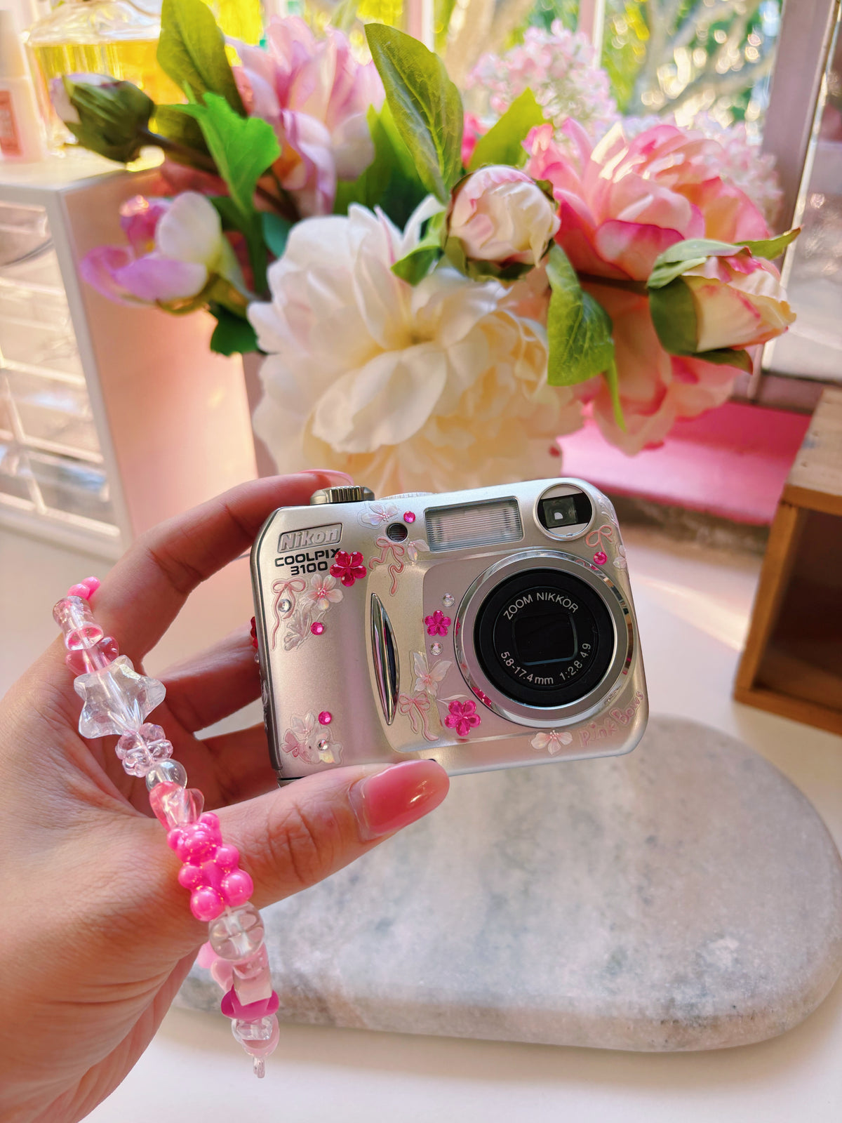 Pink Bows ✿ Nikon Coolpix 3100 Digital Camera Bundle
