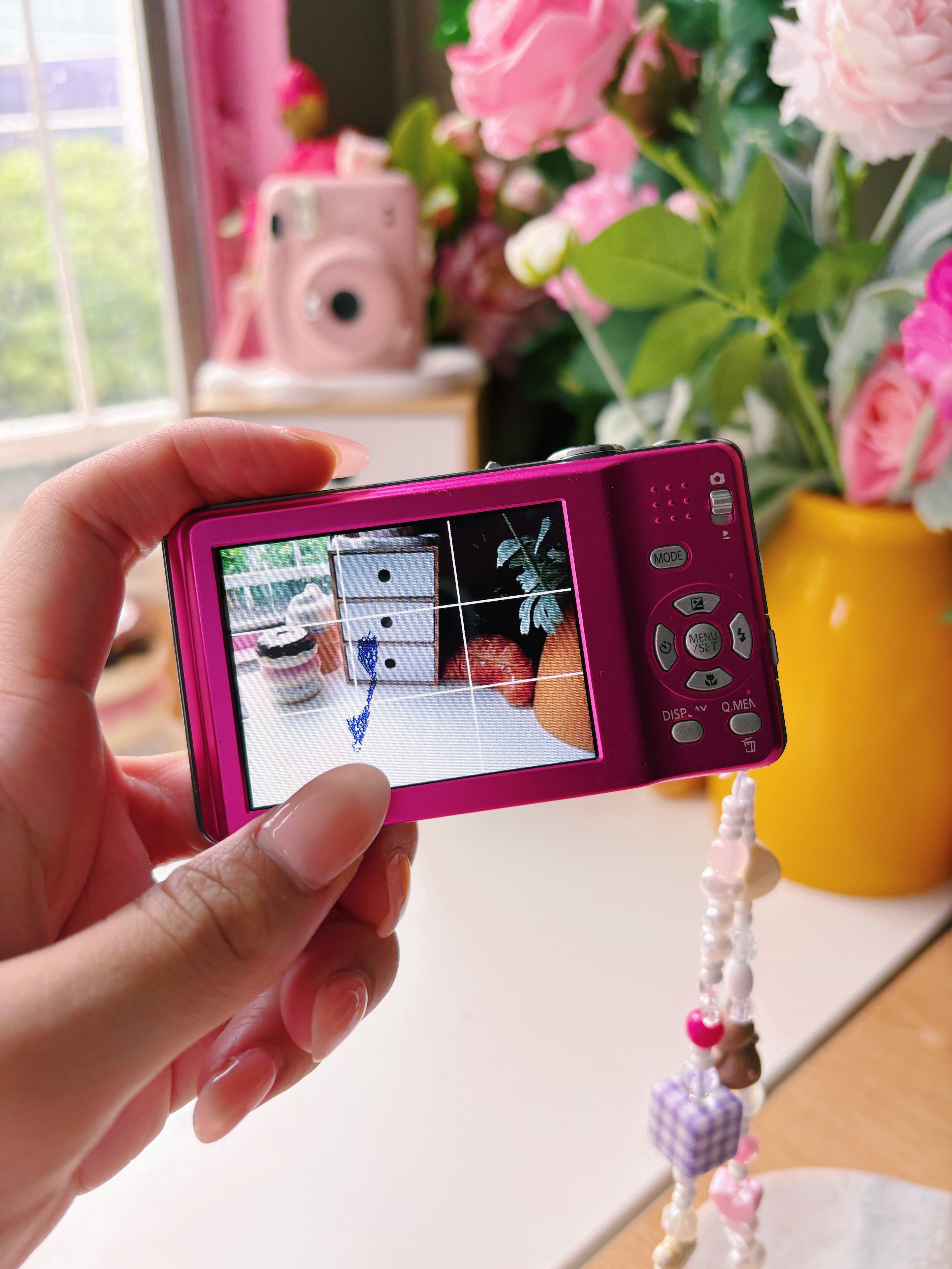 “Sakura Static” 🌸 Lumix DMC-FH1 - Lumix Sisters Digi Cam (SoftPixelDiaries Curated)