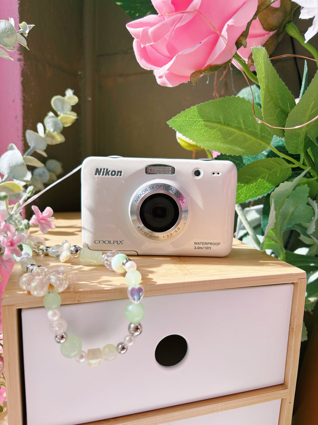 Seafoam ✿ Nikon Coolpix S30 Waterproof Digital Camera Bundle