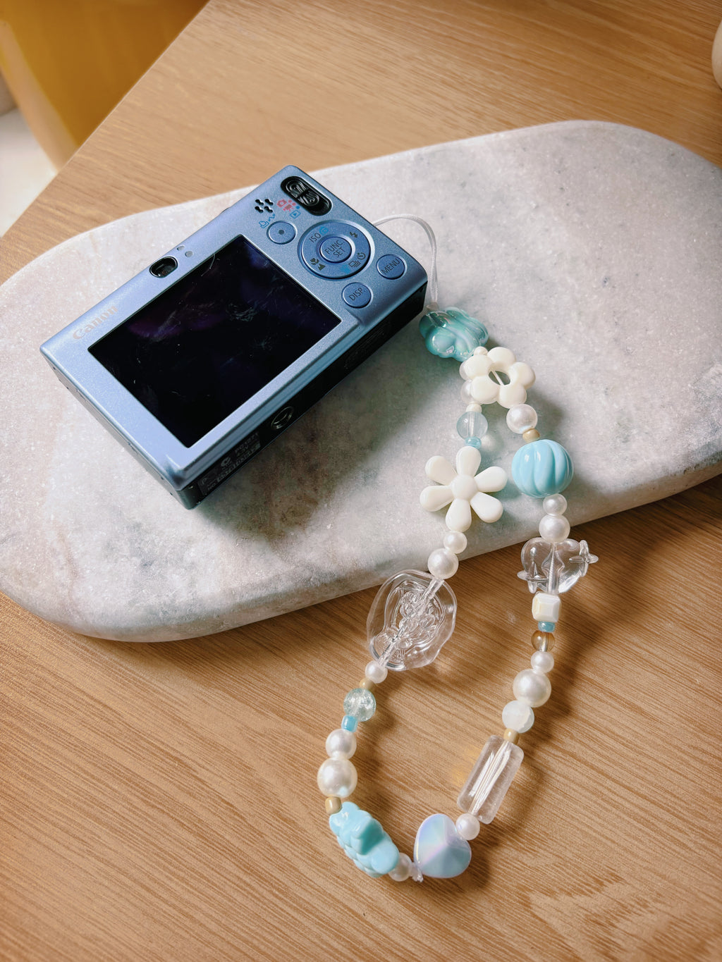 “Mariselle” – Ocean Boho Digi Cam (8MP) | Canon Ixus 80 IS in Blue