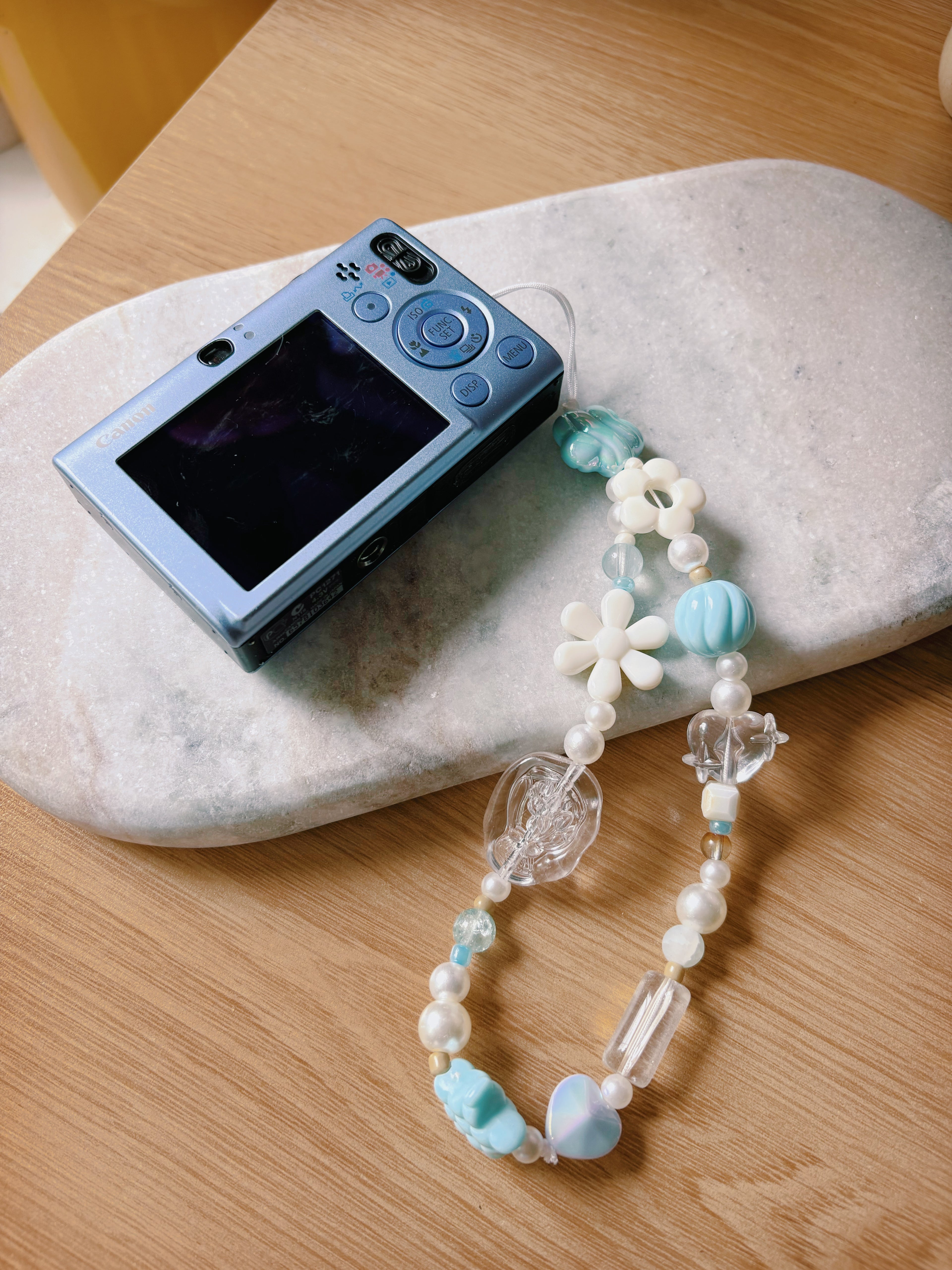 “Mariselle” – Ocean Boho Digi Cam (8MP) | Canon Ixus 80 IS in Blue