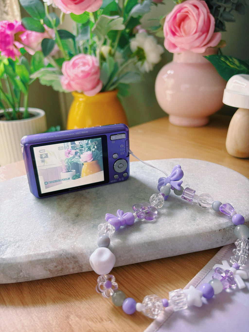 Lila – Sony Cyber-shot DSC-W630 (Purple) | 16.1MP Sparkle Digi Cam | Soft Lavender Pop