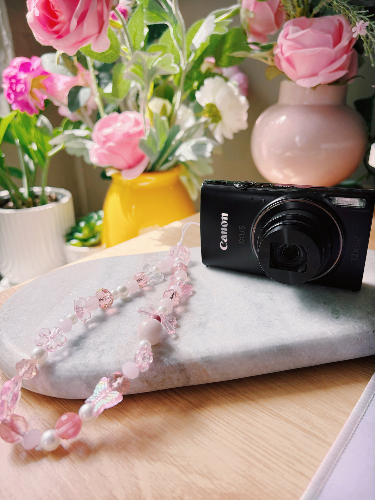 Canon IXUS 285 HS “Noiré” – Viral Zoom Digi Cam (12x) | Box + Charm Set