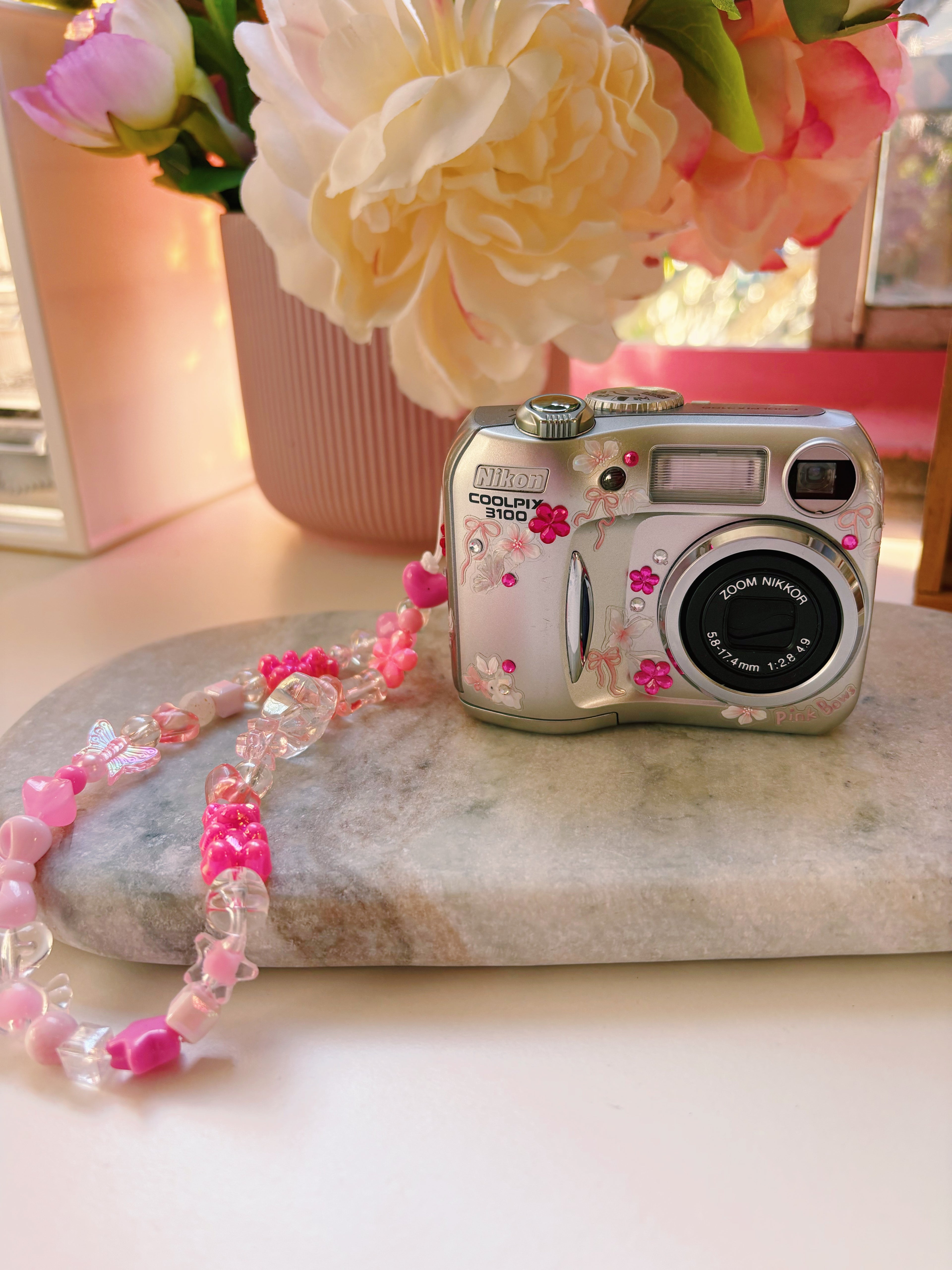 Pink Bows ✿ Nikon Coolpix 3100 Digital Camera Bundle