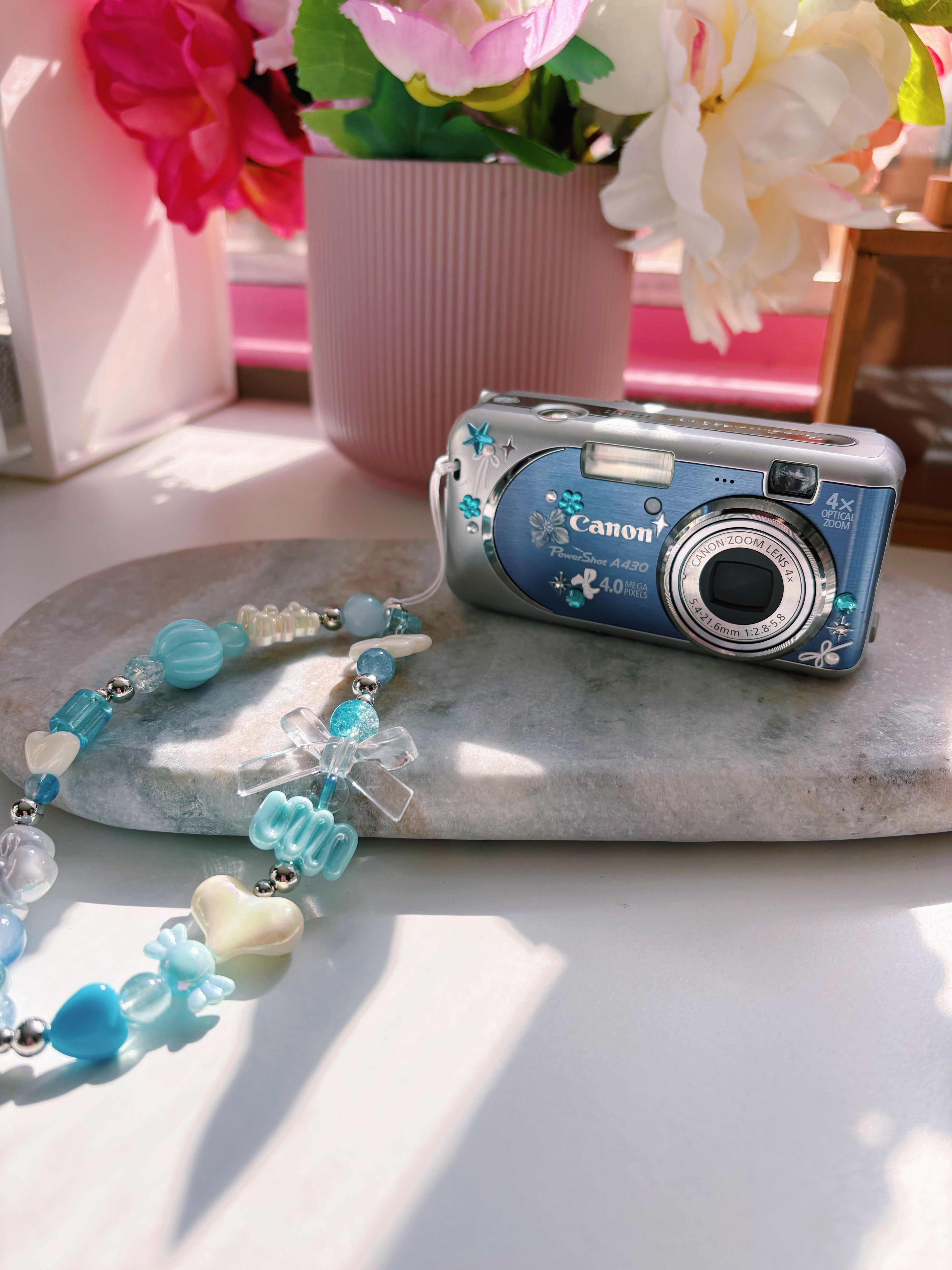 Sky Milk ☁️🩵 - Canon Powershot a430 digital camera | soft pixel diaries curated gift set