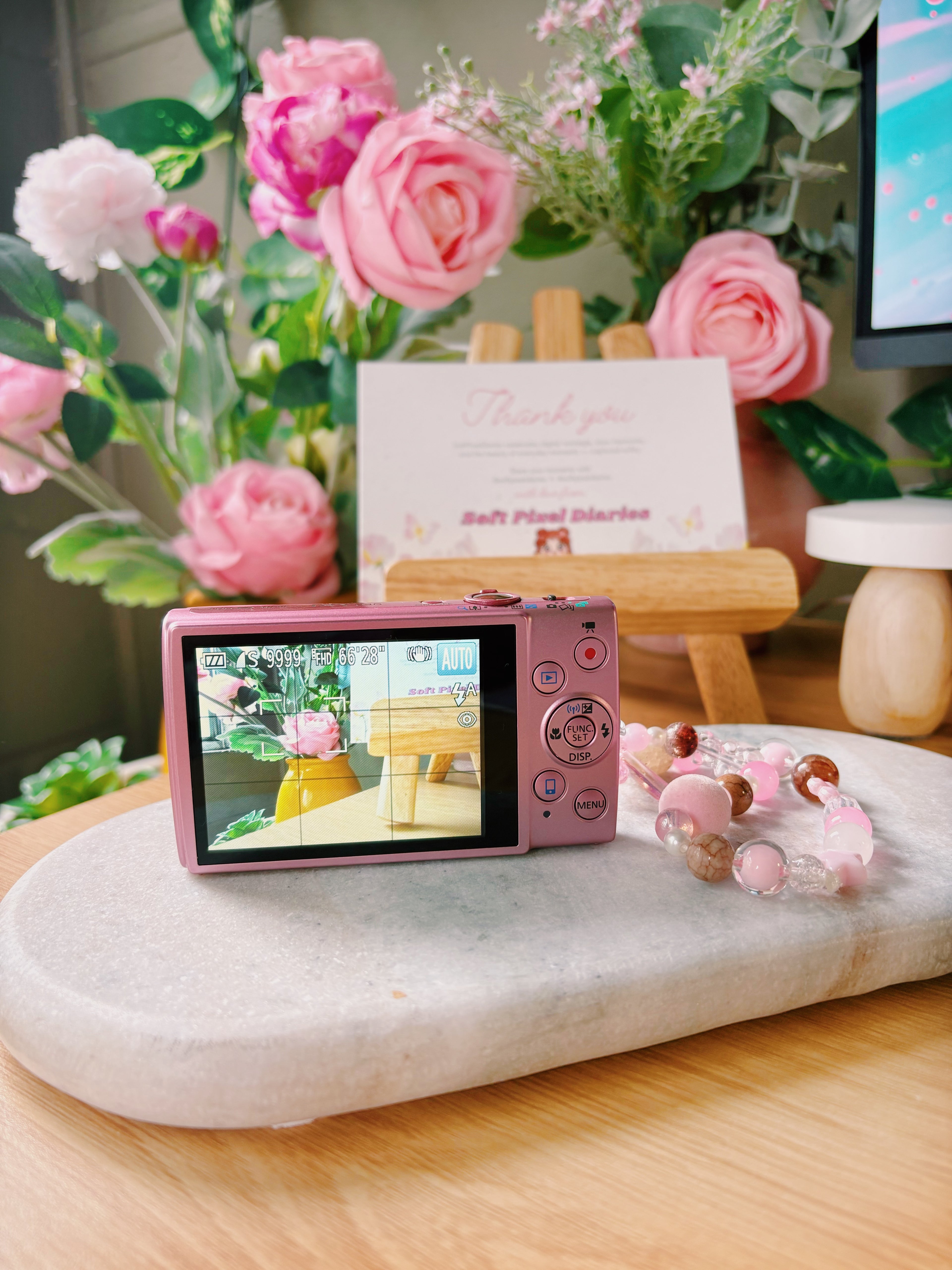 Candy – Canon IXY 630 (Pink) | Y2K Aesthetic Digi Cam | Soft Pixel Diaries Adoption