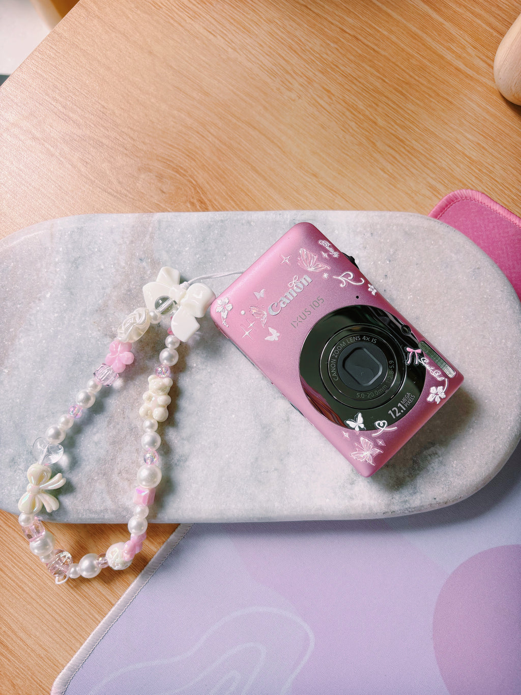 “Aveline” – Canon IXUS 105 Pink | Y2K Digital Camera | SoftPixelDiaries 🎀