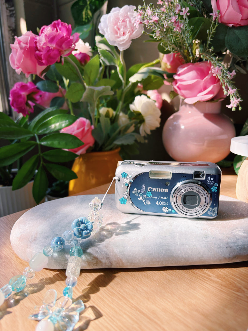 “Blueberry” 🫐 Canon PowerShot A430 - Soft Blue Vintage Digi Cam (SoftPixelDiaries Curated)