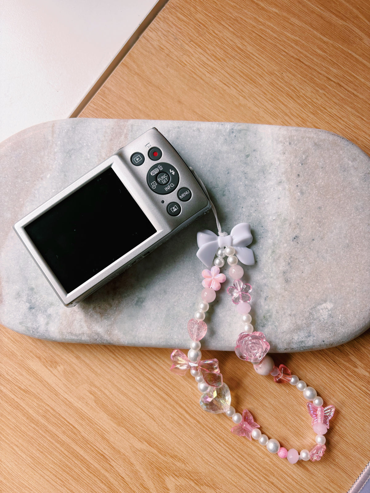 “Petal Veil” — Canon IXUS 185 Curated Digi Cam Set 🌸