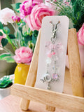 Soft Pixel Diaries Charm — Pink Moon & Crystal Drop Keyring