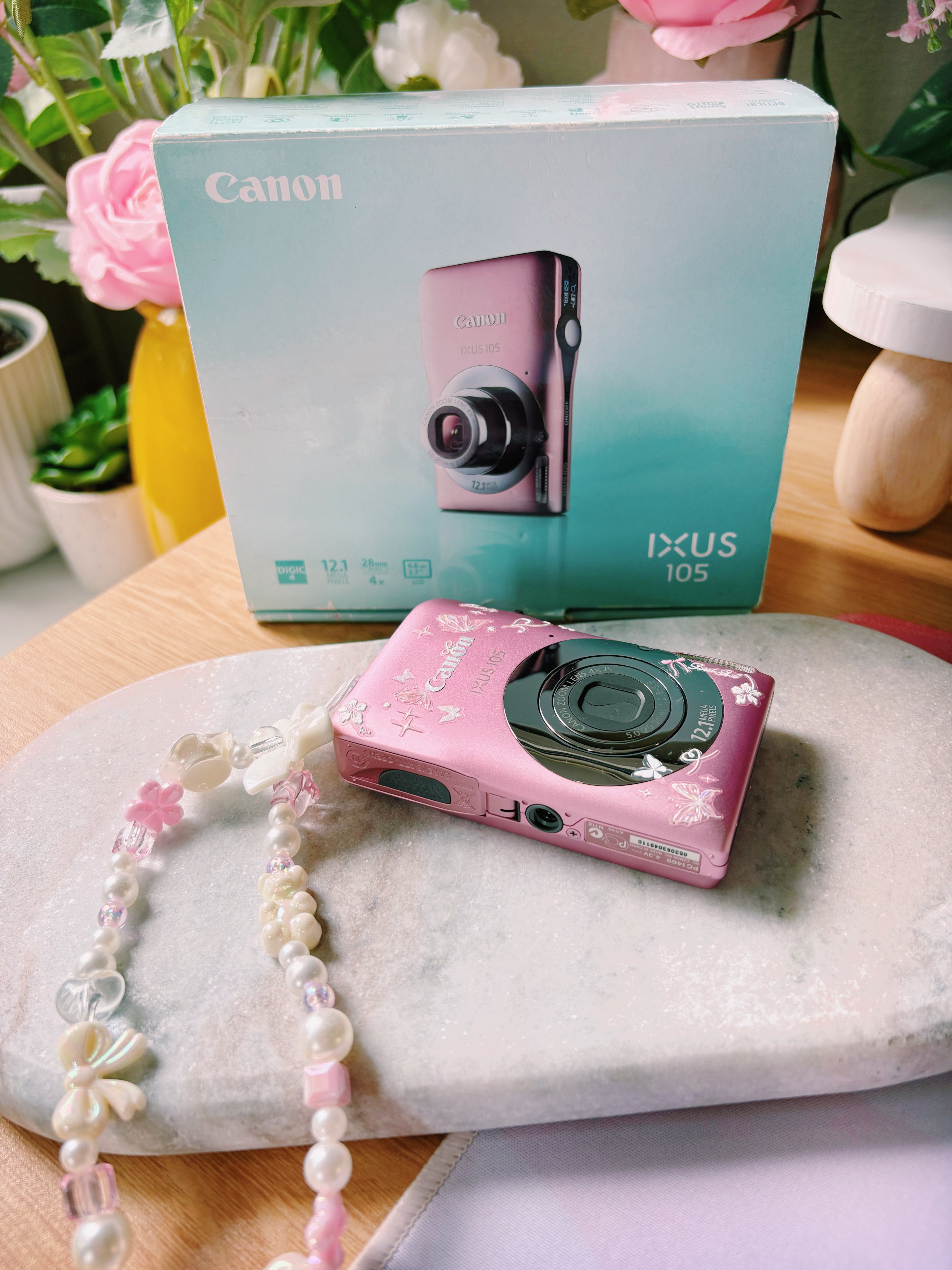 “Aveline” – Canon IXUS 105 Pink | Y2K Digital Camera | SoftPixelDiaries 🎀