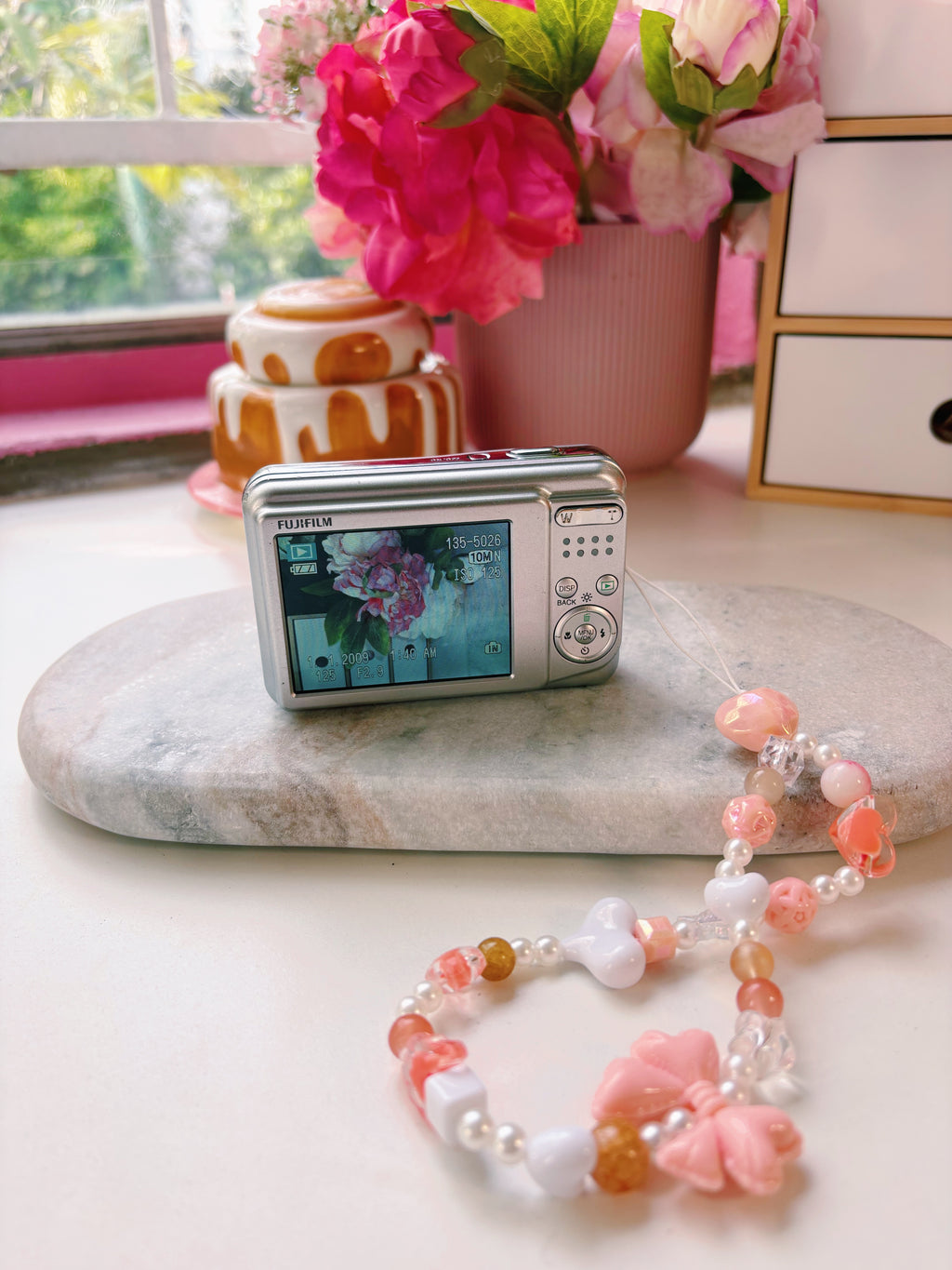 “Peach Veil” — Fujifilm FinePix A170 Digital Camera Set
