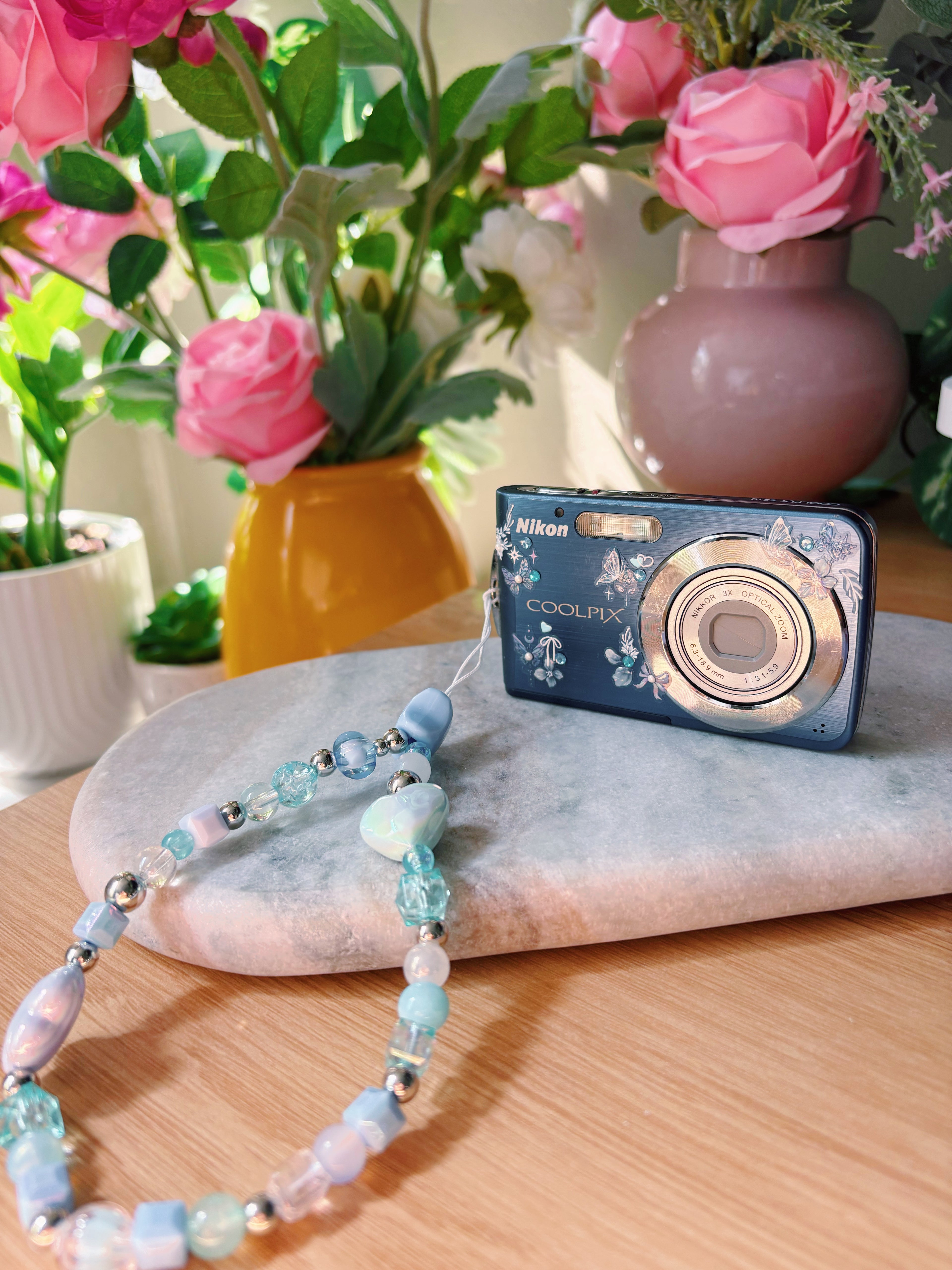 “Aeris” ✧ Nikon Coolpix S210 - Soft Blue Digi Cam Set (Curated by SoftPixelDiaries)
