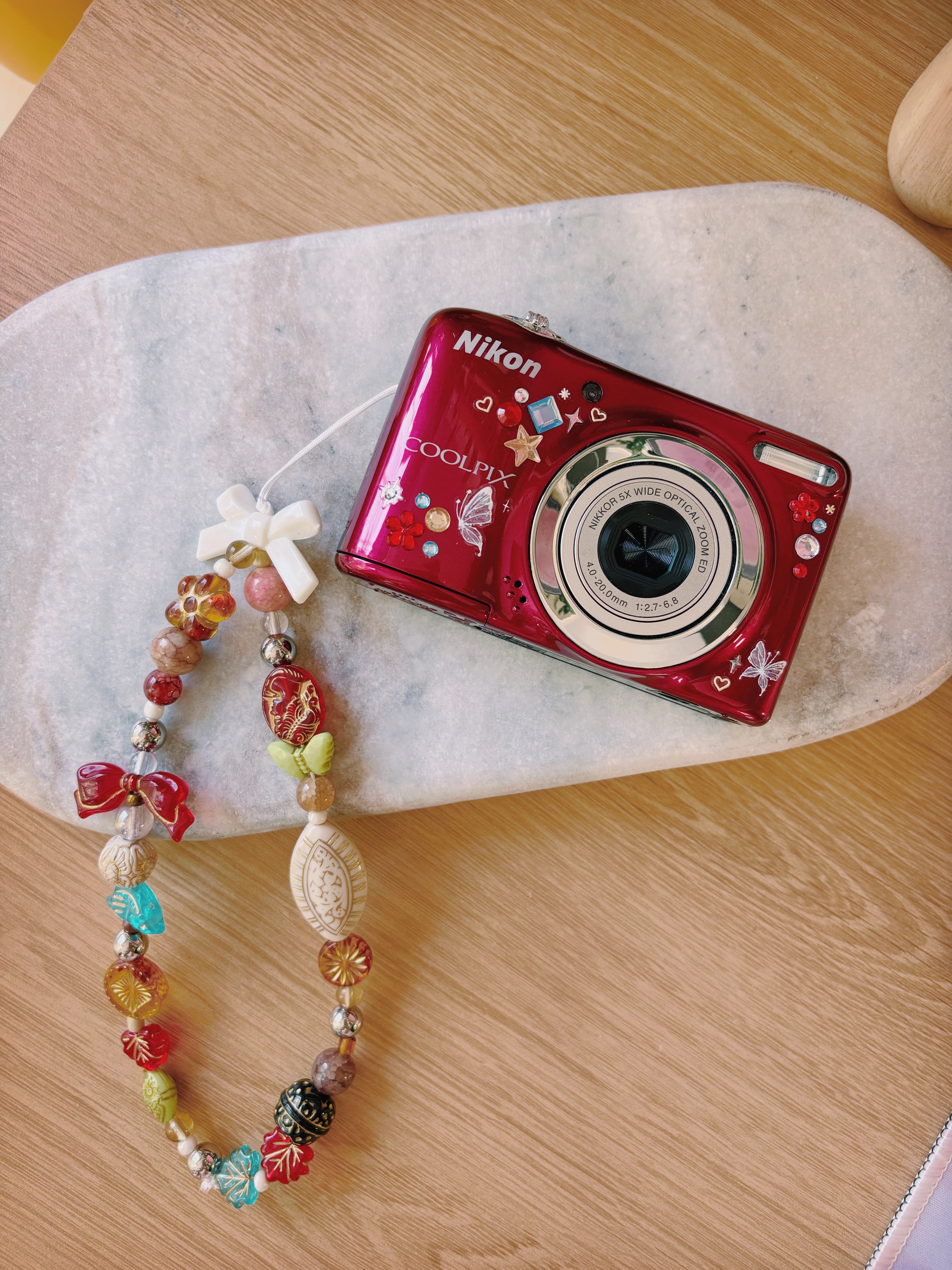"Sienna" - Earth Red Boho Digi Cam | Nikon Coolpix L25 (Red)