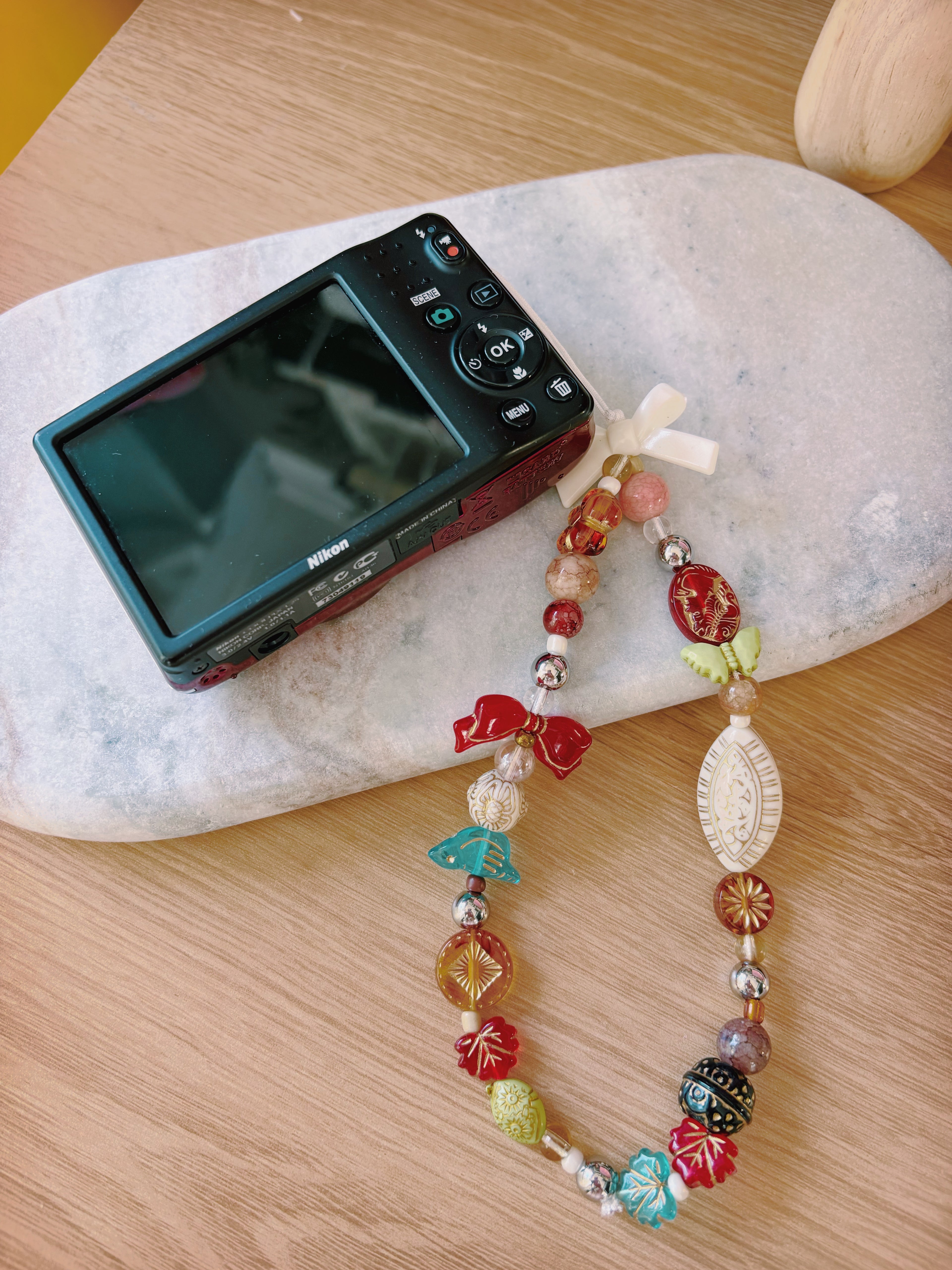 "Sienna" - Earth Red Boho Digi Cam | Nikon Coolpix L25 (Red)
