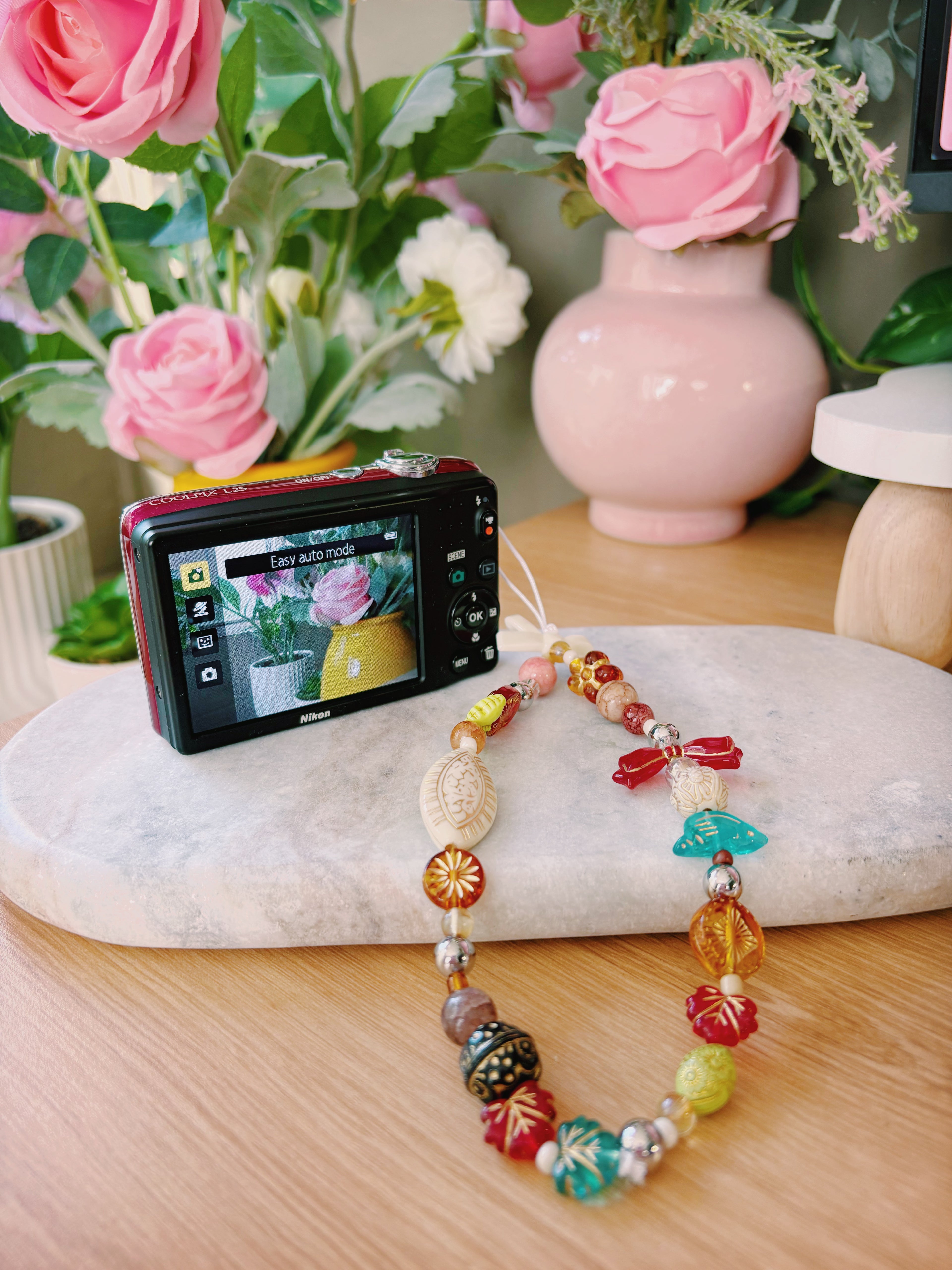 "Sienna" - Earth Red Boho Digi Cam | Nikon Coolpix L25 (Red)