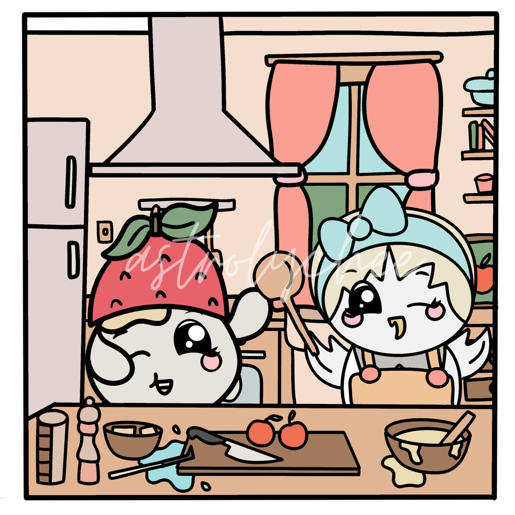 Astrolychee & Friends Deluxe Colouring Book