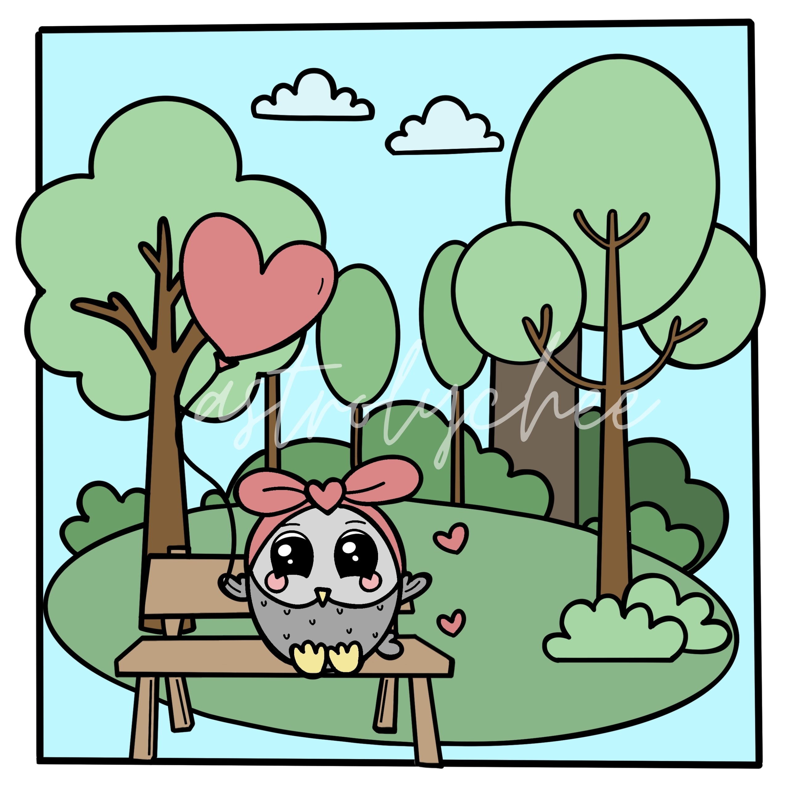 Astrolychee & Friends Deluxe Colouring Book